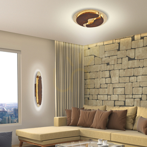 Paul Neuhaus NEVIS 6983-48 LED mennyezeti lámpa rozsda-arany 50 cm 3000 K fényerőszabályozható small 9
