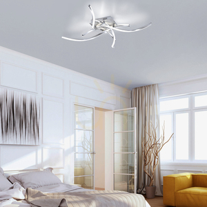POLINA Plafond 9144-55 Ezüst 4xLED small 2