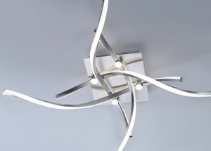 POLINA Plafond 9144-55 Ezüst 4xLED small 8