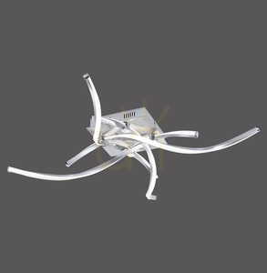 POLINA Plafond 9144-55 Ezüst 4xLED small 0