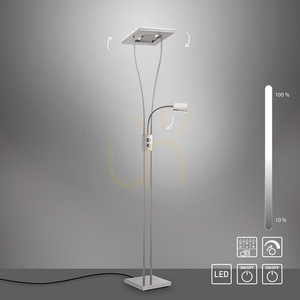 Zuma Line HELIA 11776-55 acél LED állólámpa 28 W 197,5 cm small 10