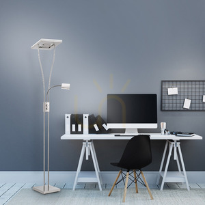 Zuma Line HELIA 11776-55 acél LED állólámpa 28 W 197,5 cm small 2
