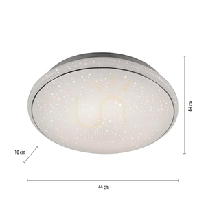 Zuma Line JUPITER 14364-16 fehér LED mennyezeti lámpa 44 cm 32 W small 8