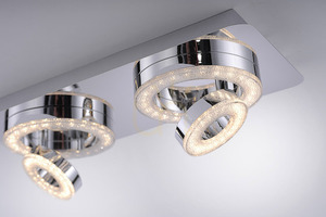 TIM Plafond 14521-17 króm 4xLED small 11