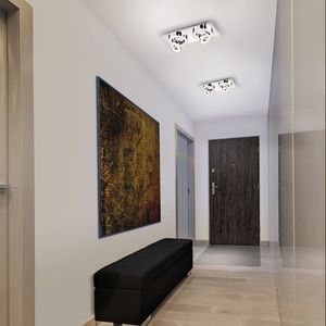 TIM Plafond 14521-17 króm 4xLED small 2