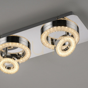 TIM Plafond 14521-17 króm 4xLED small 9