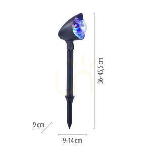 DISCO kerti lámpa 19035-18 Fekete 1xLED 4 DISCO kerti lámpa 19035-18 Fekete 1xLED small 4