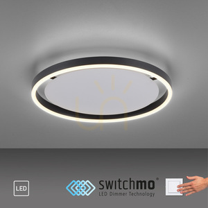 Plafond RITUS 15391-13 antracit 1xLED small 12
