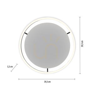 Plafond RITUS 15391-13 antracit 1xLED small 7