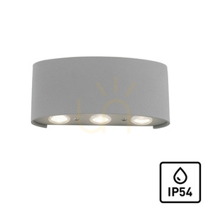 Ezüst CARLO 9488-21 LED fali lámpa, 6×LED small 1