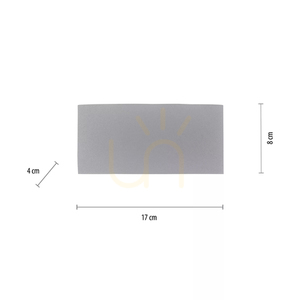 Ezüst CARLO 9488-21 LED fali lámpa, 6×LED small 12