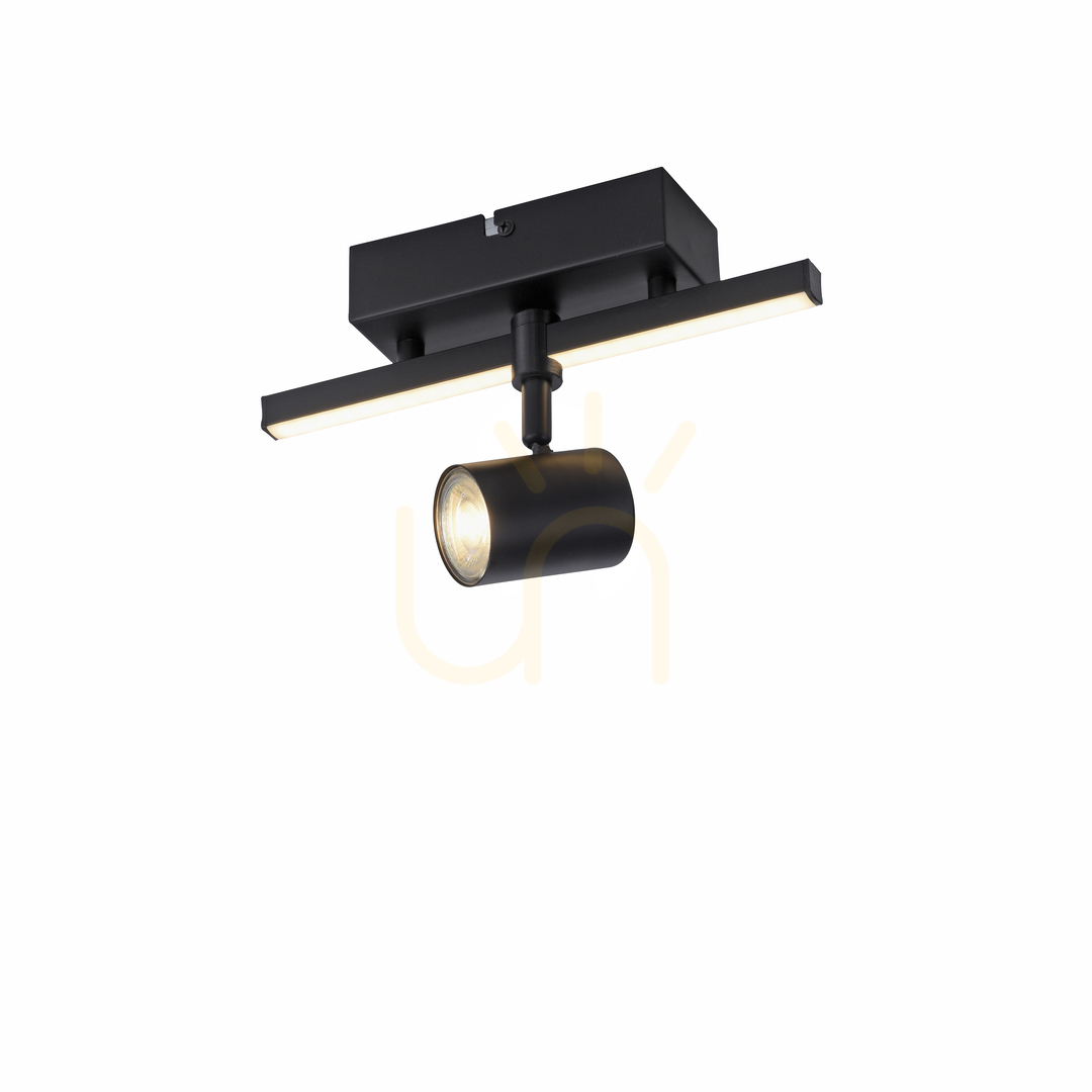 Kilátás Plafond BARIK 6523-18 fekete 2xGU10 Plafond BARIK 6523-18 fekete 2xGU10