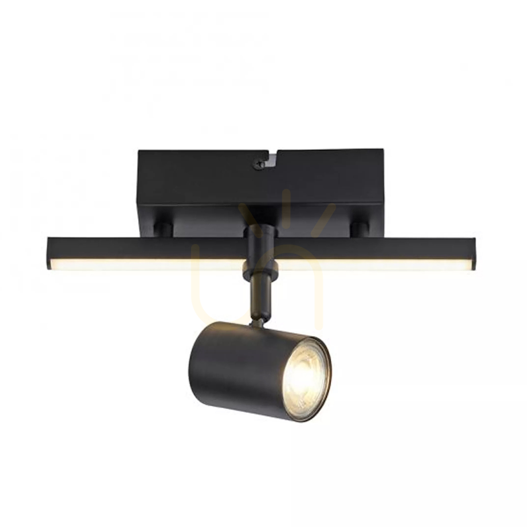 Előadás Plafond BARIK 6523-18 fekete 2xGU10 Plafond BARIK 6523-18 fekete 2xGU10
