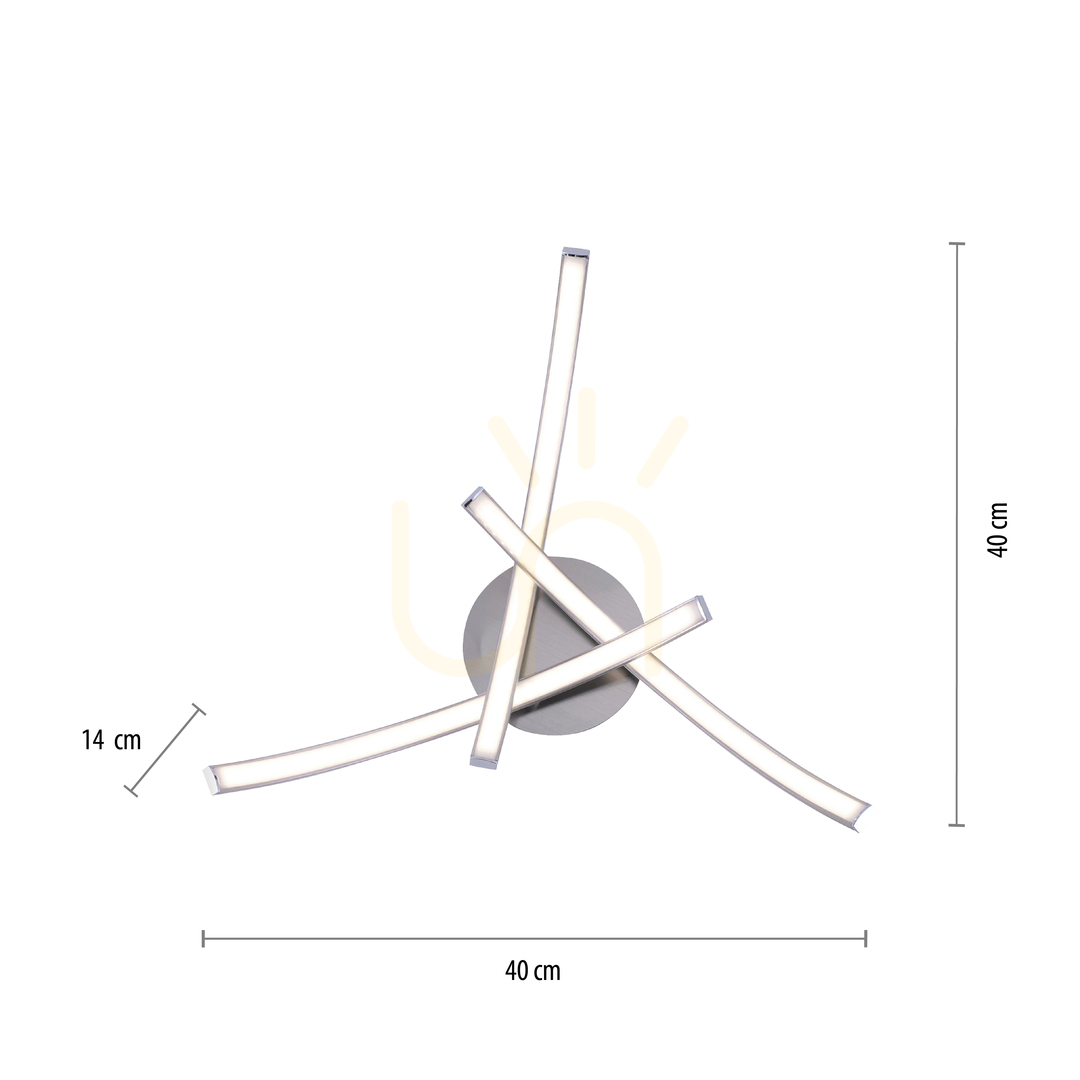 Előnézet VALERIE Plafond 15341-55 ezüst 3xLED VALERIE Plafond 15341-55 ezüst 3xLED