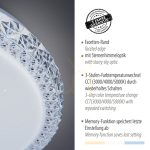 FRIDA Plafond 14370-00 Átlátszó 1xLED small 3