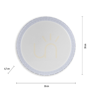 FRIDA Plafond 14370-00 Átlátszó 1xLED small 7