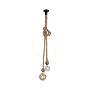 ROPE függőlámpa 15482-18 Barna 2xE27 small 1