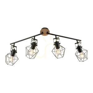 Plafond JARO 15674-78 Fekete 4xE27 12 Plafond JARO 15674-78 Fekete 4xE27 small 12