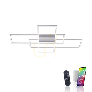 Plafond Q-INIGO 8195-55 ezüst 3xLED small 1