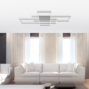 Plafond Q-INIGO 8195-55 ezüst 3xLED small 2