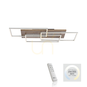 Zuma Line PALMA 8330-79 fa mennyezeti lámpa LED 3x12 W fényerőszabályozó small 1