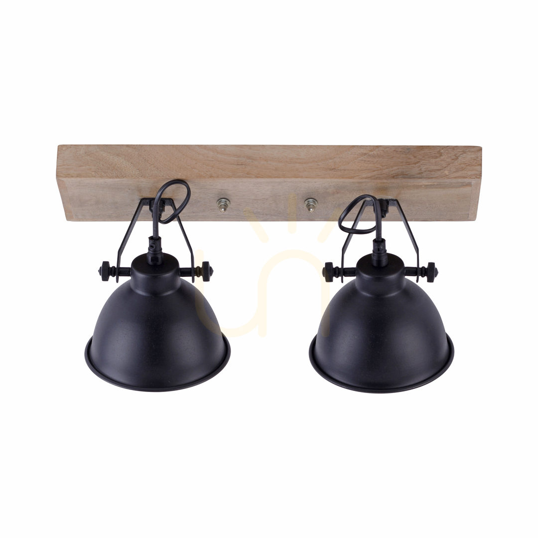 Kilátás Plafond SAMIA 11982-18 fekete 2xE14 Plafond SAMIA 11982-18 fekete 2xE14