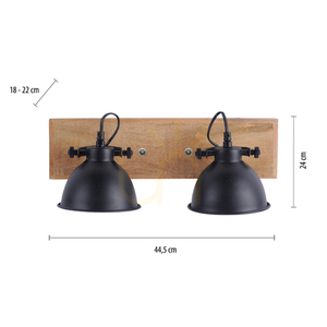 Plafond SAMIA 11982-18 fekete 2xE14 6 Plafond SAMIA 11982-18 fekete 2xE14 small 6