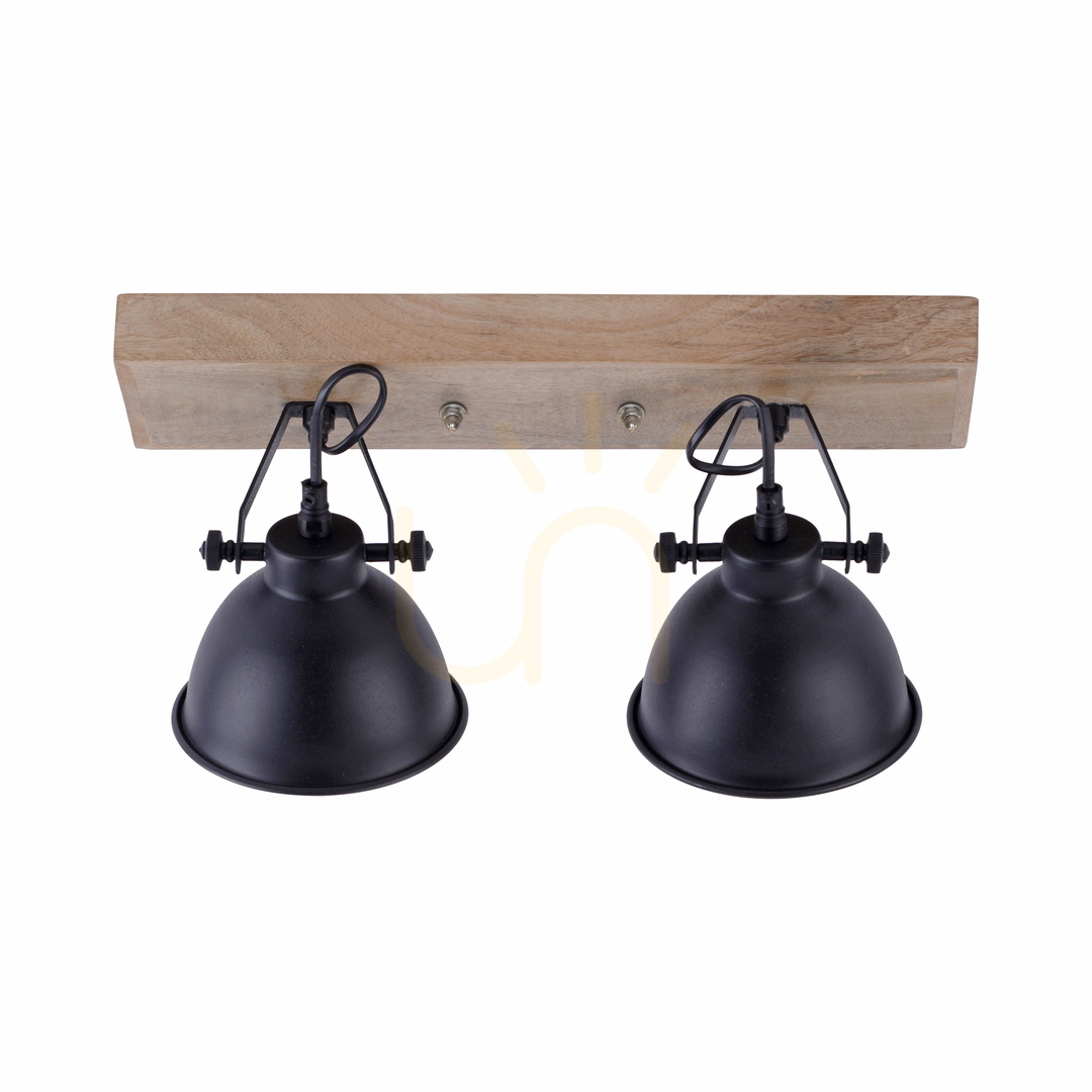 Előadás Plafond SAMIA 11982-18 fekete 2xE14 Plafond SAMIA 11982-18 fekete 2xE14