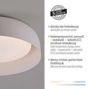 Plafond OSKO 14215-16 fehér 1xLED small 4