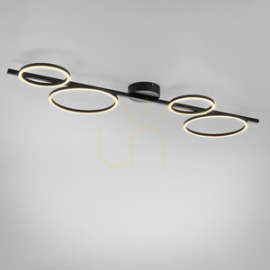 Zuma Line MINI RITUS 14211-18 fekete LED mennyezeti lámpa, 4 fénypont small 10
