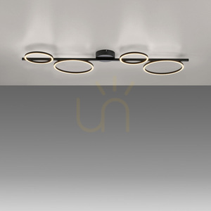 Zuma Line MINI RITUS 14211-18 fekete LED mennyezeti lámpa, 4 fénypont small 5