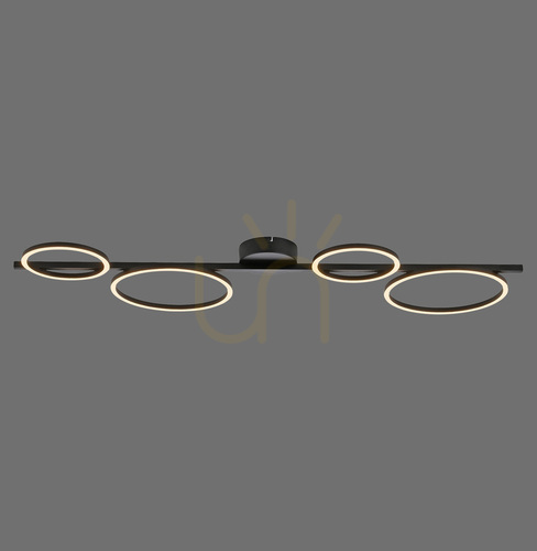 Jelölje be Zuma Line MINI RITUS 14211-18 fekete LED mennyezeti lámpa, 4 fénypont