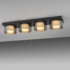Plafond RIKA 6164-18 Fekete 4xLED 10 Plafond RIKA 6164-18 Fekete 4xLED small 10