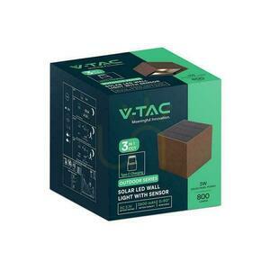V-TAC VT-409CCT corten napelemes kültéri fali lámpa LED 3 W IP65 mozgásérzékelővel small 5