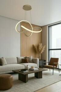 Aviano BANDOL LED függőlámpa 6064-113S, kasmír bézs, 56 cm small 3