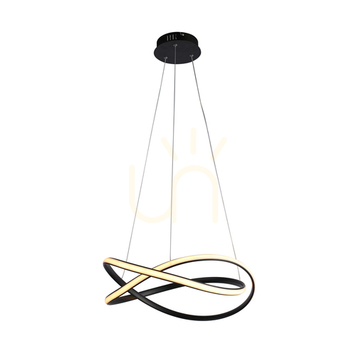 Jelölje be Italux Rumio LED függőlámpa fekete 50 cm PND-23917-BK