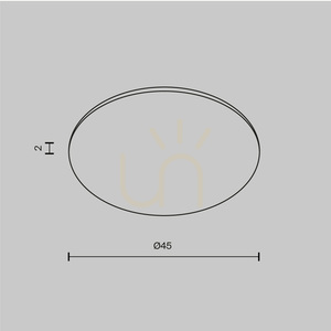 Maytoni Dip Glass001-D45 védőüveg 15 W-os Dip lámpatestekhez, Ø45 mm 4 Maytoni Dip Glass001-D45 védőüveg 15 W-os Dip lámpatestekhez, Ø45 mm small 4