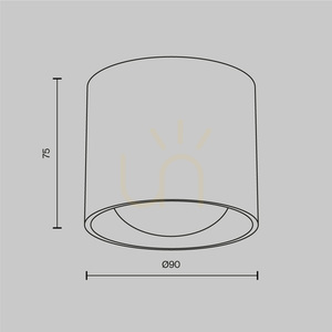 Plafond LENS C217CL-15W3K-B IP44 Maytoni 8 Plafond LENS C217CL-15W3K-B IP44 Maytoni small 8