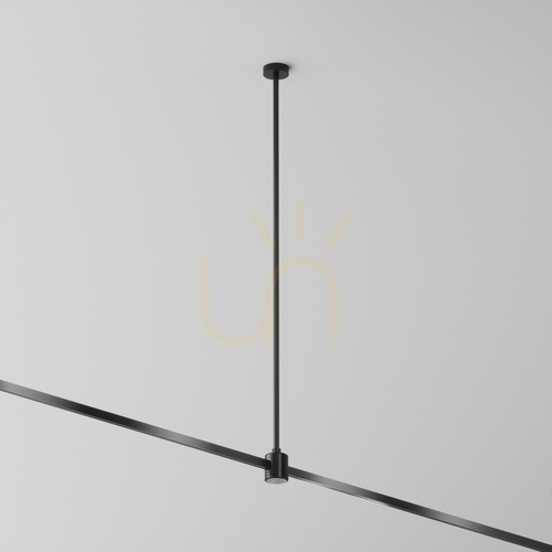Jelölje be Hosszú, 700 mm-es mennyezeti rögzítő egyenes tápcsatlakozóval Maytoni Flarity TRA159C-IPC1-B