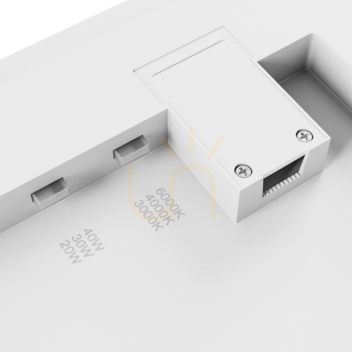 Jelölje be Plafond NYMPHEA FUSION 20 W/30 W/40W CCT 230V 120 St IP44 330 X330 X53mm Fehér négyzet alakú