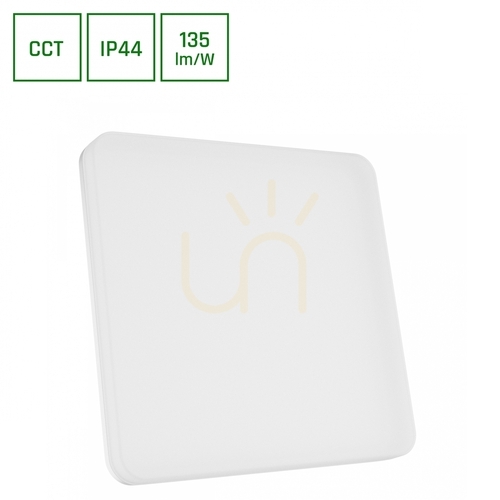 Jelölje be Plafond NYMPHEA FUSION 20 W/30 W/40W CCT 230V 120 St IP44 330 X330 X53mm Fehér négyzet alakú