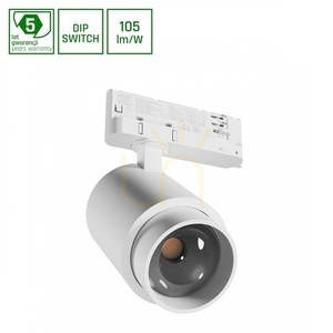 PAVA POINT gyűjtősín reflektor 3 F 6 20W 230V NW 8 45 St IP20 Ra90 82 X160 X222mm Fehér 5 év garancia. small 0