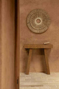 Bazar Bizar The Stance teakfa konzolasztal, natúr, 86 cm small 1