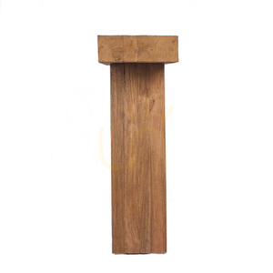 Bazar Bizar The Stance teakfa konzolasztal, natúr, 86 cm small 3