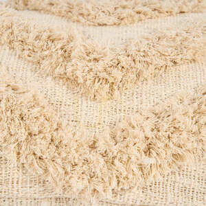 Bazar Bizar The Nomad Tassel bojtos párnahuzat, krémszínű, 35 × 60 cm small 9