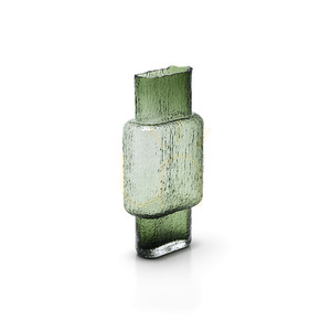 Váza üveg zöld Vintage Vert L Glass Collection 34 cm small 2