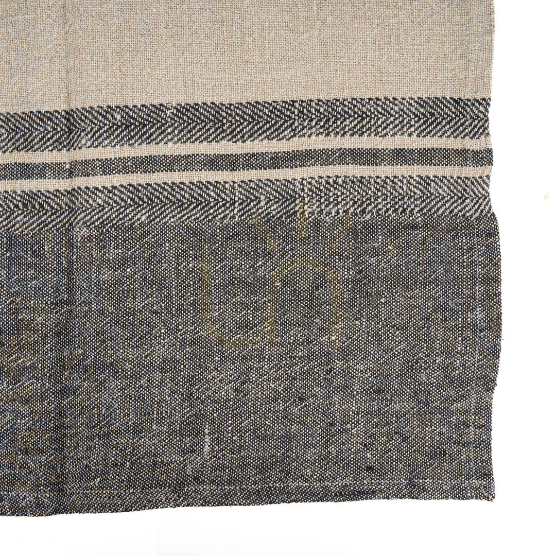 Előadás The Linen Dash természetes/fekete len konyharuha 50x70 cm The Linen Dash természetes/fekete len konyharuha 50x70 cm
