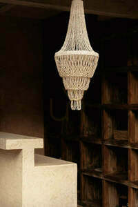 Bazar Bizar The Ocean Tower Shell Natural L kagylócsillár E27 40×40×85 cm BABL035N-L small 1