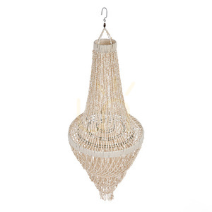 Bazar Bizar The Ocean Tower Shell Natural L kagylócsillár E27 40×40×85 cm BABL035N-L small 4