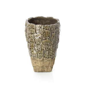 Kőhatású váza szürke 36,5 cm L small 2